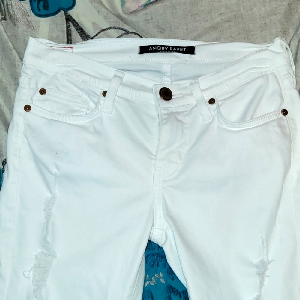 size 1 white skinny jeans